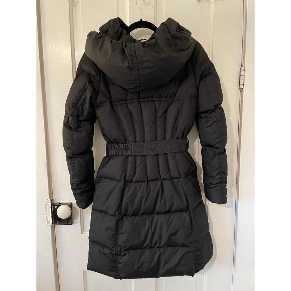 ADD ICON 10 Pillow Collar Hooded 95/5 Down Puffer black women’s Coat Jacket US 4 - Picture 2 of 13